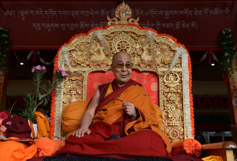 Tibeto dvasinis lyderis Dalai Lama atvyko į Lietuvą