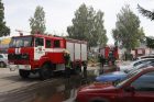 Uostamiestyje degė metalinis angaras Uostamiestyje degė metalinis angaras