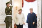 Į Lietuvą atvyko Vokietijos kanclerė A. Merkel Į Lietuvą atvyko Vokietijos kanclerė A. Merkel