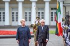 Lietuvoje vieši Italijos prezidentas Lietuvoje vieši Italijos prezidentas