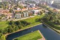 Perspektyva: jau šių metų pabaigoje Bangų gatvėje išdygs modernus daugiabutis gyvenamasis pastatas.