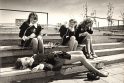 "Paskutinis skambutis. Pirmokės". apie 1980 m.